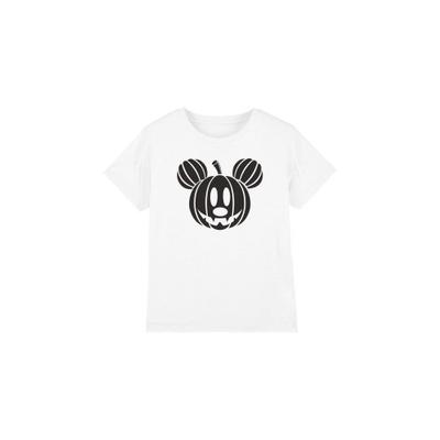 Детская/Подростковая футболка с головой Микки Мауса-тыквы