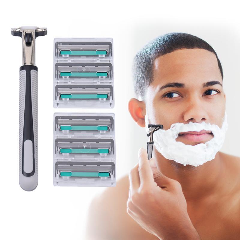 Manual Shaver Double-layer Portable Razor For Men