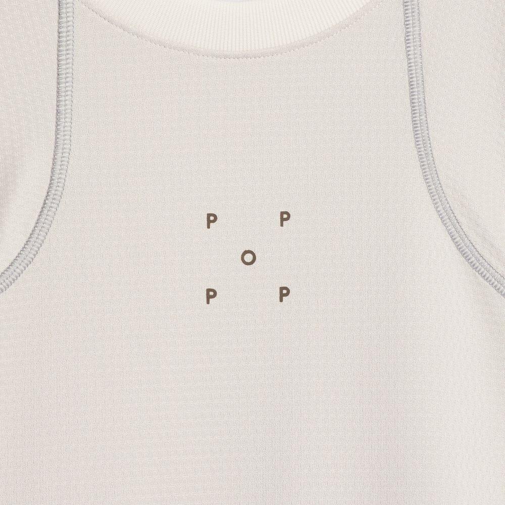 Adidas Оригинальная спортивная футболка с коротким рукавом и принтом логотипа-трилистника Pop Tech унисекс светло-серого цвета HN9135