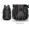 40L Unisex Waterproof Men Backpack Travel Pack Sports Bag Pack Outdoor Hiking Climbing Camping Backpack for Male KTY