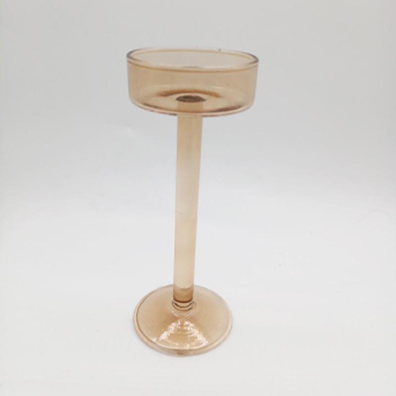 1шт романтический подсвечник в европейском стиле для свадебной вечеринки стеклянный подсвечник для домашнего декора прозрачный высокий