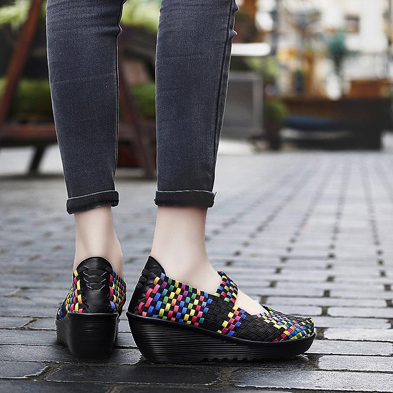 New Fashion Thick Bottom Large Size Women's Shoes 35-42