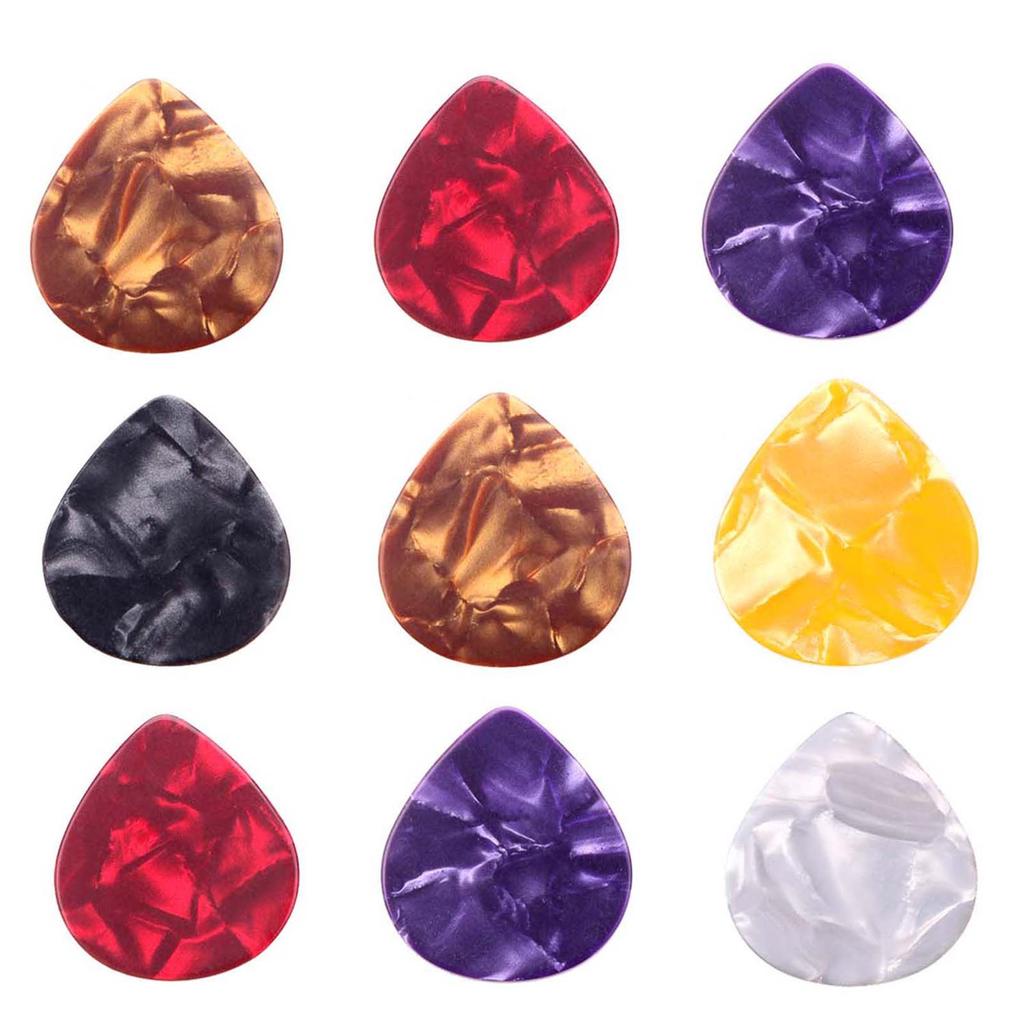 100 PCS Guitar Pick 0.46mm/ 0.71mm/ 0.96mm Celluloid Picks Plectrum for Acoustic Classic Electric