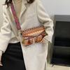 Women Crossbody Bag Ethnic Style Rectangle Storage