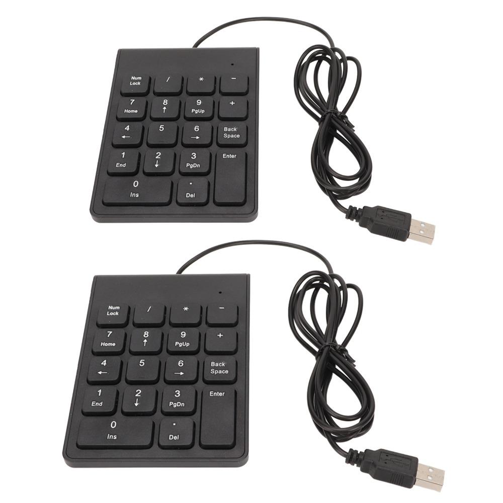 1PCS/2PCS Easy Installation Wired Number Pad Plug and Play Mechanical Number Pad Laptop Desktop
