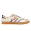 Liberty London X Gazelle Indoor Женские Бело-кремовые с золотистым металликом и резиновой подошвой Повседневные кроссовки JH7370