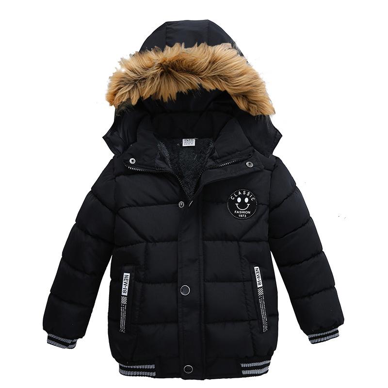 Утепленная парка Kinder Jungen Winterjacke Dicker Mantel Stepp Mantel Stepp Kapuze