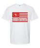 ФУТБОЛКИ С АМЕРИКАНСКИМ ФЛАГОМ SAN FRANCISCO 49ERS В НАЛИЧИИ SM-4XL ХИТ ПРОДАЖ! Футболка Unisex