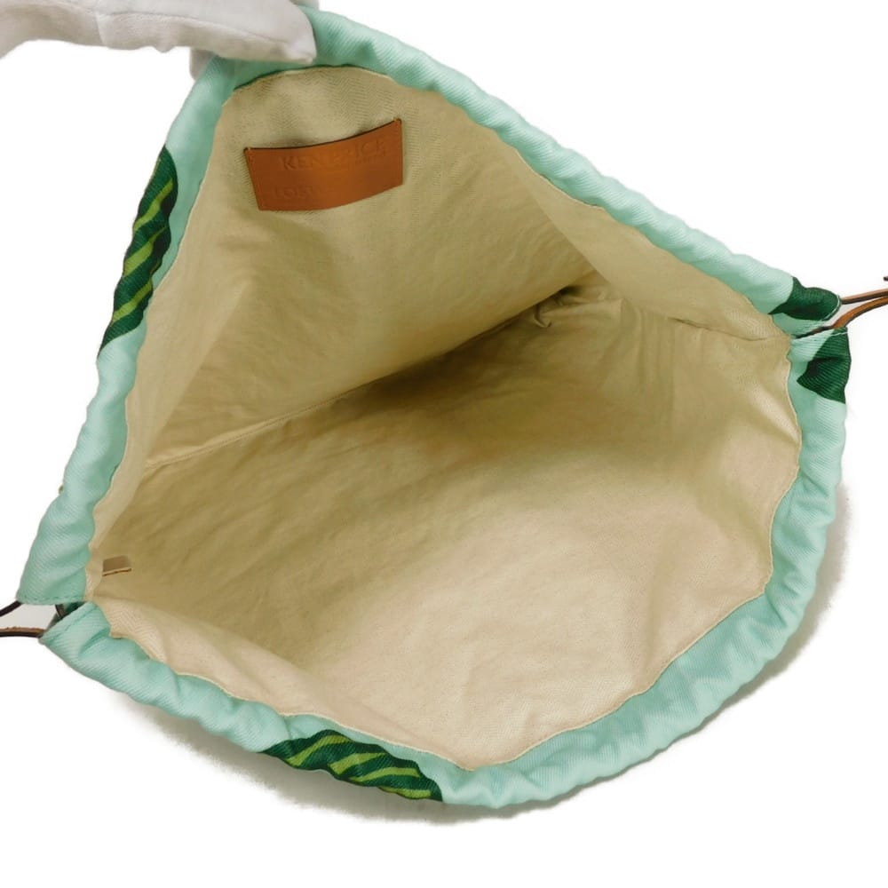 Использованный мешочек на шнурке с острова Пасхи (C822057X05) многоцветный мешочек на шнурке из телячьей кожи с логотипом 7922 (12695) от Кена