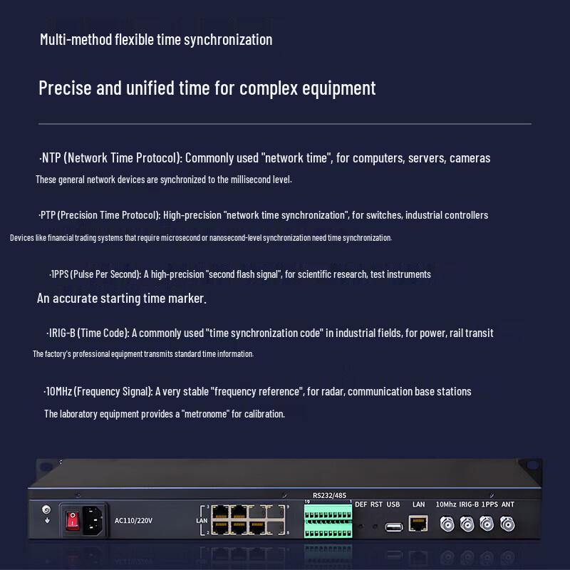 BOYANG PTP/NTP Network Time Server