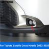 Хромированная накладка на противотуманную фару для Toyota Corolla Cross Hybrid -2024 2025 Хромированный защитный кожух противотуманной фары Внешние аксессуары