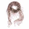 Sweet Pretty Elegant Hollow Tassel Lace Rose Floral Knit Triangle Mantilla Scarf Women Ladies Shawl Wrap Scarves