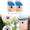Outdoor Bird House, Wooden Birdhouse Decoration DIY Birdcage, Creative Easy To Use Hanging