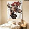 Gachiakuta Wall Tapestry Aesthetic Wall Hanging Printed Fabric Blanket Decorative Tapestries For Bedroom Living Room Home Decor
