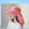 Sun Summer Trendy Hat For Women With Bow Breathable Uv Protection Outdoor Use