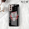 Чехол из стекла Tiger Animal для Samsung Galaxy S22 S20 FE S21 Plus, чехол для телефона S10 5G S9 Note 20 Ultra 10 Lite Shell