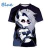 Helluva Boss Loona 3D Print Anime T-shirt Fashion Personalized Men Clothing Hip Hop Harajuku Street Unisex Oversized T Shirt