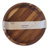 PLATE MADE OF ACACIA WOOD FOR SERVING TRAY 16 x 3 cm