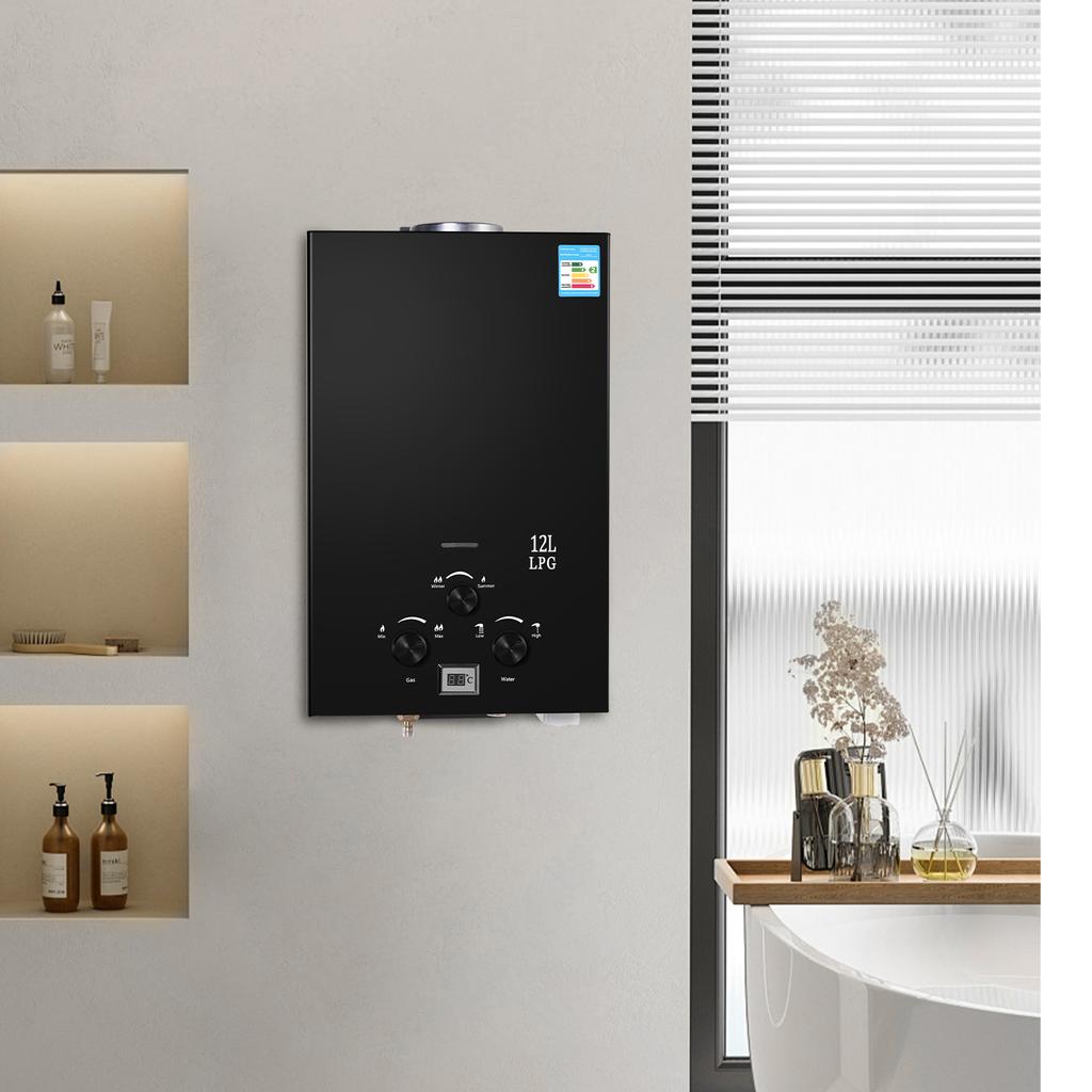 Светодиодный дисплей Пропановый душевой водонагреватель Наружный водонагреватель Водонагреватель на сжиженном пропане Наружный душевой нагреватель для дома