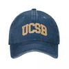 Ucsb - шрифт колледжа Бейсболка Кепка Унисекс Защита от солнца Унисекс Женская