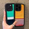 Абстрактное искусство Чехол для телефона M-Mark R-Rothko для IPhone 17 16 15 14 13 12 11 Air Plus Pro Max Мягкая задняя крышка
