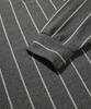 SOUNDSLIFE Vertical Stripe Polo Gray