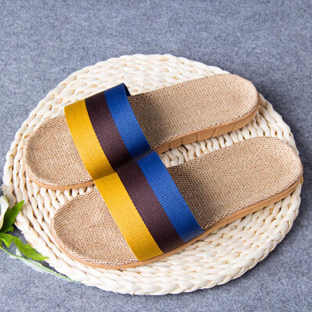 Женские теплые тапочки, размер 9, для женщин и мужчин, льняные домашние летние туфли с открытым носком, кожаные тапочки для женщин с эффектом памяти