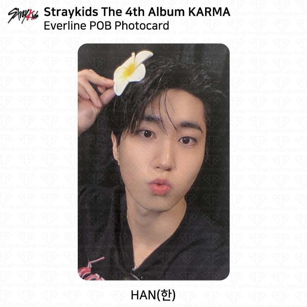 Stray Kids 4-й альбом Karma Everline POB Фотокарточка KPOP K-POP SKZ