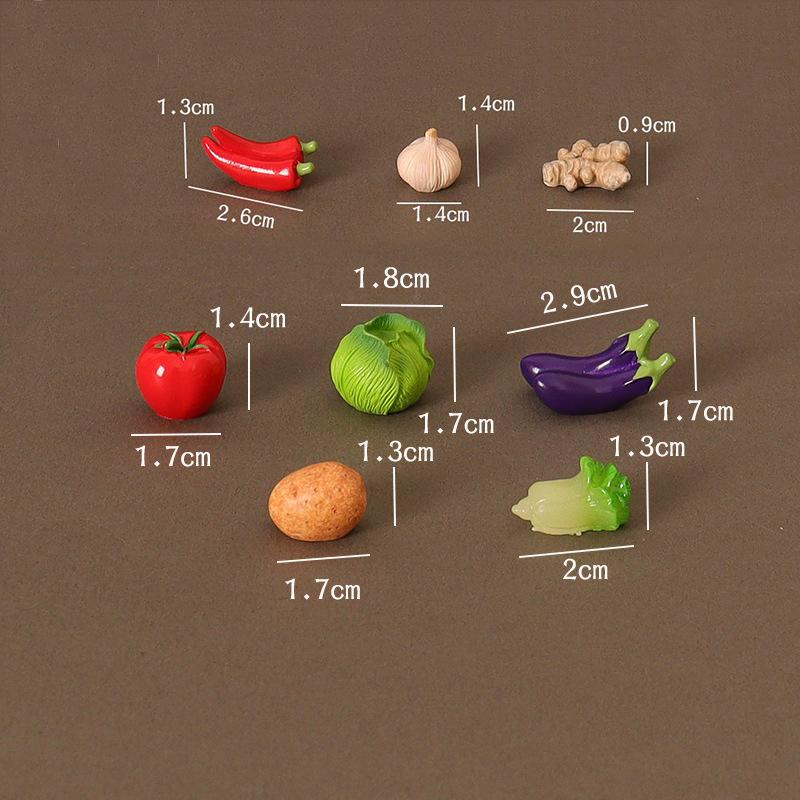 8 шт./компл. кукольный домик, имитация овощей, миниатюрная кухня, еда, украшения для кукольного домика 1/12, аксессуары для кукольного дома