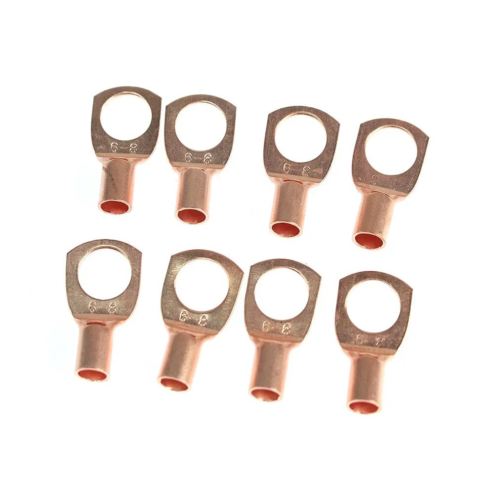 60pcs SC Series Terminals Copper Gold Battery Wire Connectors Bare Cable Crimped Soldered Terminal Blocks Kit