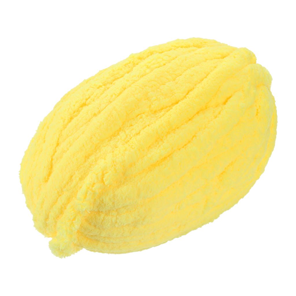 Объемная пряжа Полиэстеровая пряжа для пледа, Пряжа толстая шениловая ручной вязки для вязания крючком пледов, сумок, шарфов, шапок 27 м x 2 см