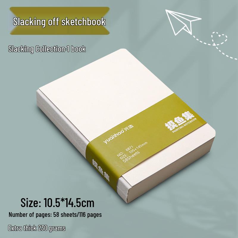Портативный квадратный мини-скетчбук Yuanhao: Коллекция антистресс, устойчивая к разрывам, утолщенная