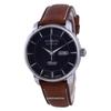 Atlantic Blue Dial Leather Automatic 8466-3 84663 Мужские часы