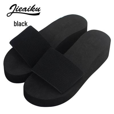 Choice2024 Женские пляжные сандалии на танкетке с противоскользящей подошвой и одним ремешком.