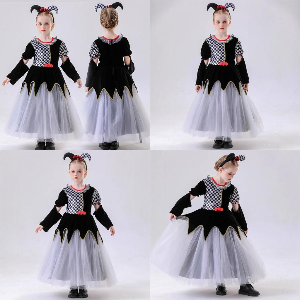 Halloween In Alice Wonderland Cosplay Costume Dress Party Performance Stage