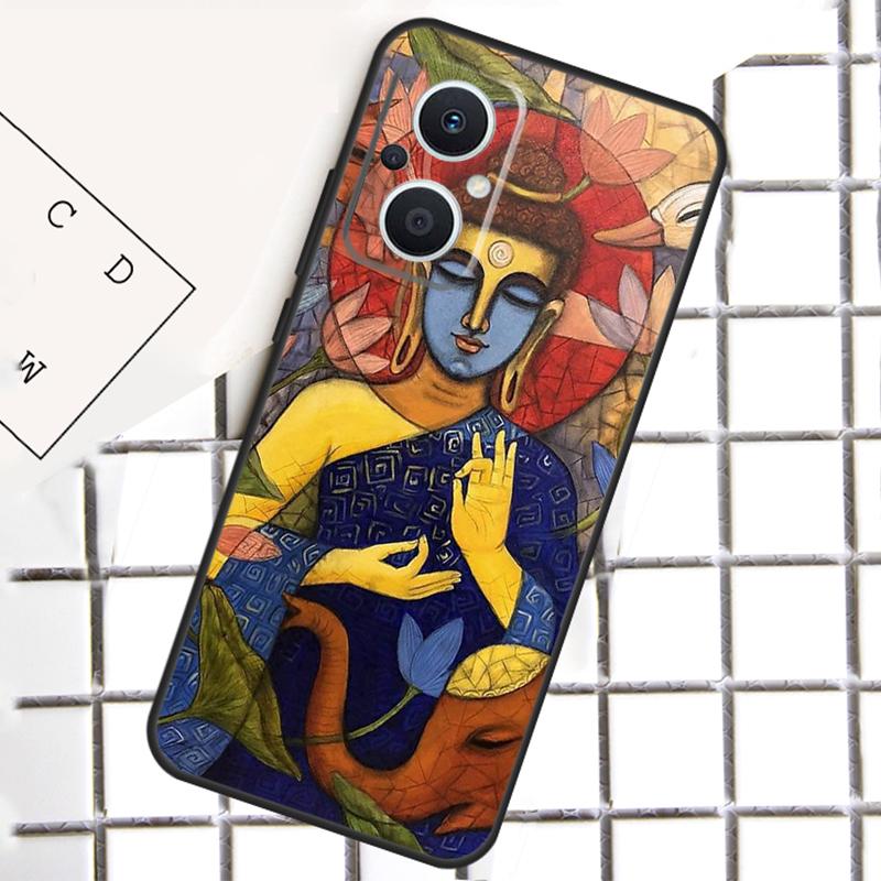Чехол Buddha для OPPO Reno 13 14 12 11 10 Pro 11F 12F 13F 14F 7 8 Lite 8T OPPO Find X5 X6 X8 X9 Pro