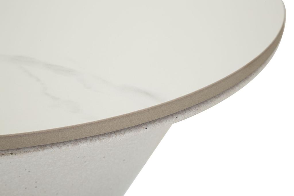 Table White Double Cm Ø 44,5X63