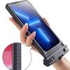 Phone Storage Bag Touchscreen Comfortable Grip Anti-scratch TPU Cell Phone Waterproof Case Swimming