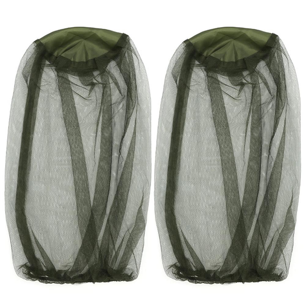 1/2 PCS Face Head Protector Midge Head Net Bug Mesh Head Net Midge Net Hat Head Cover for Outdoor Hiking Camping Walking Fishing