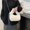Autumn and Winter Plush Cloud Bag Female Cute Fashion Chain Shoulder Messenger Bag Niche Portable Fluff Bag
