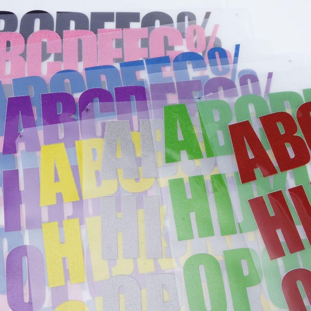 Цветные буквы и цифры, наклейки для одежды, украшение «сделай сам», футболка, сумка, шляпа, джинсовая куртка, украшение