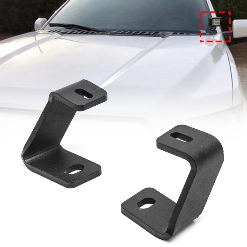2pcs Vehicle Lamp Brackets Set Waterproof & Dustproof Front Mounting Support Auto Work Light Holders Suitable for F150
