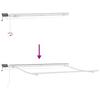 Retractable Awning Black 300 x 250 cm Fabric and Aluminum