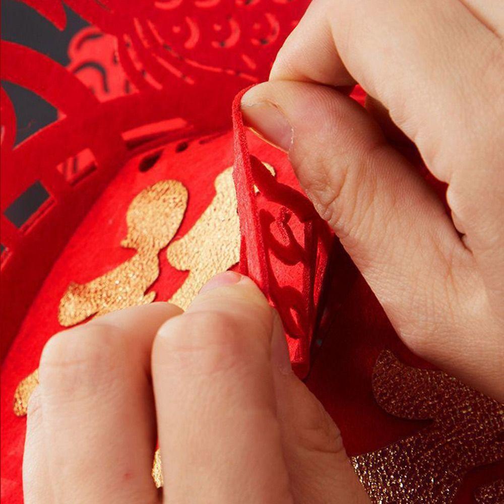 Non-woven 2025 Chinese Lantern Spring Festival Decoration Chinese New Year Lantern