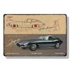 Металлические жестяные таблички Плакат Классические автомобили Настенное украшение Винтажные художественные постеры Жестяная картина для мужской пещеры Дома Кафе Игровой комнаты Клуба Бара