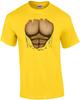 Exposed 6-Pack Chest - Funny T-Shirt