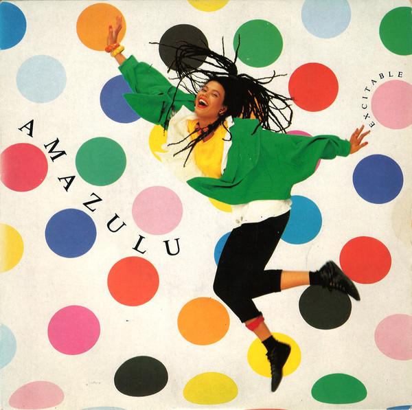 7-дюймовая пластинка AMAZULU - Excitable IS201 Island Records 1985 UK Танцевальная и Электронная Б/У