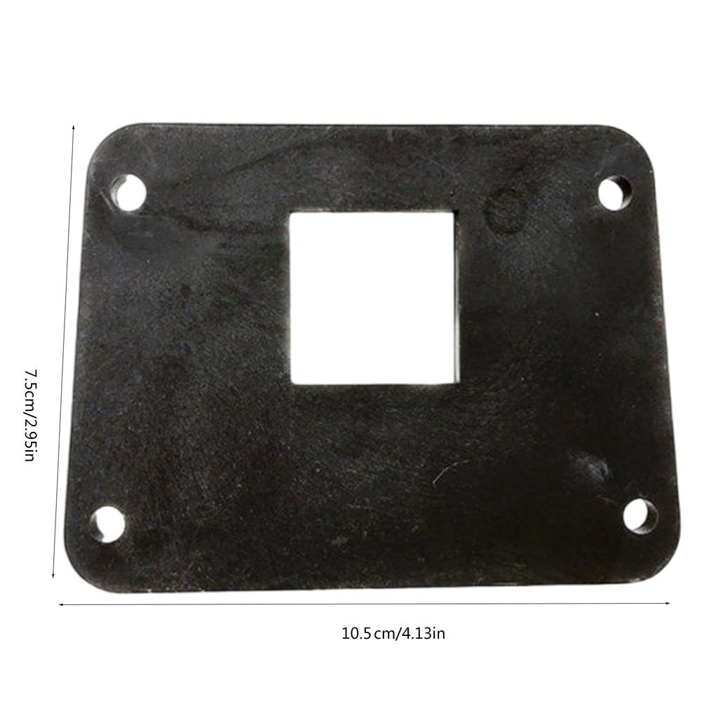 Folding Bicycles Bag Basket Bracket Front Carriers Block Adapter with Screw Plastic Folding Bicycles Bag Rack Mount Base