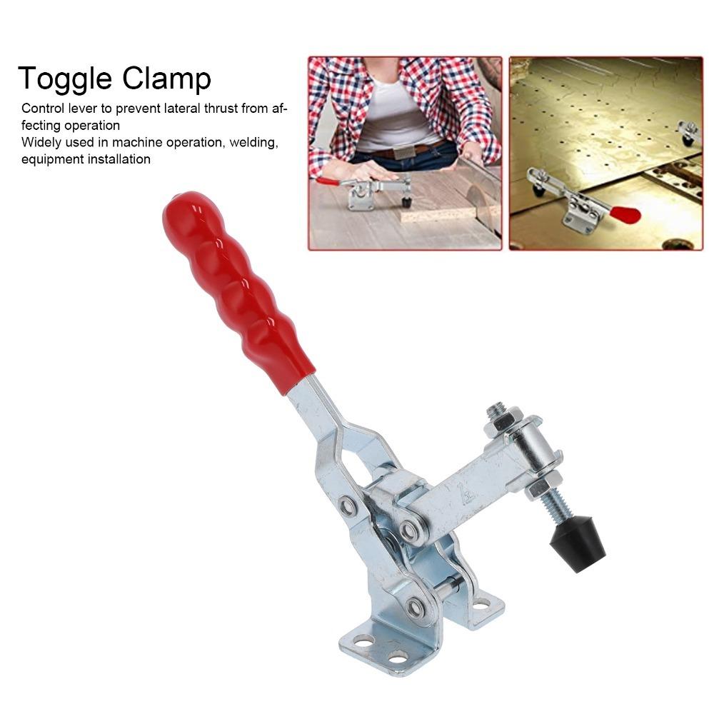 2pcs Stable Quick Release Clamp Safe Quick Fixture Durable Toggle Clamp Welding