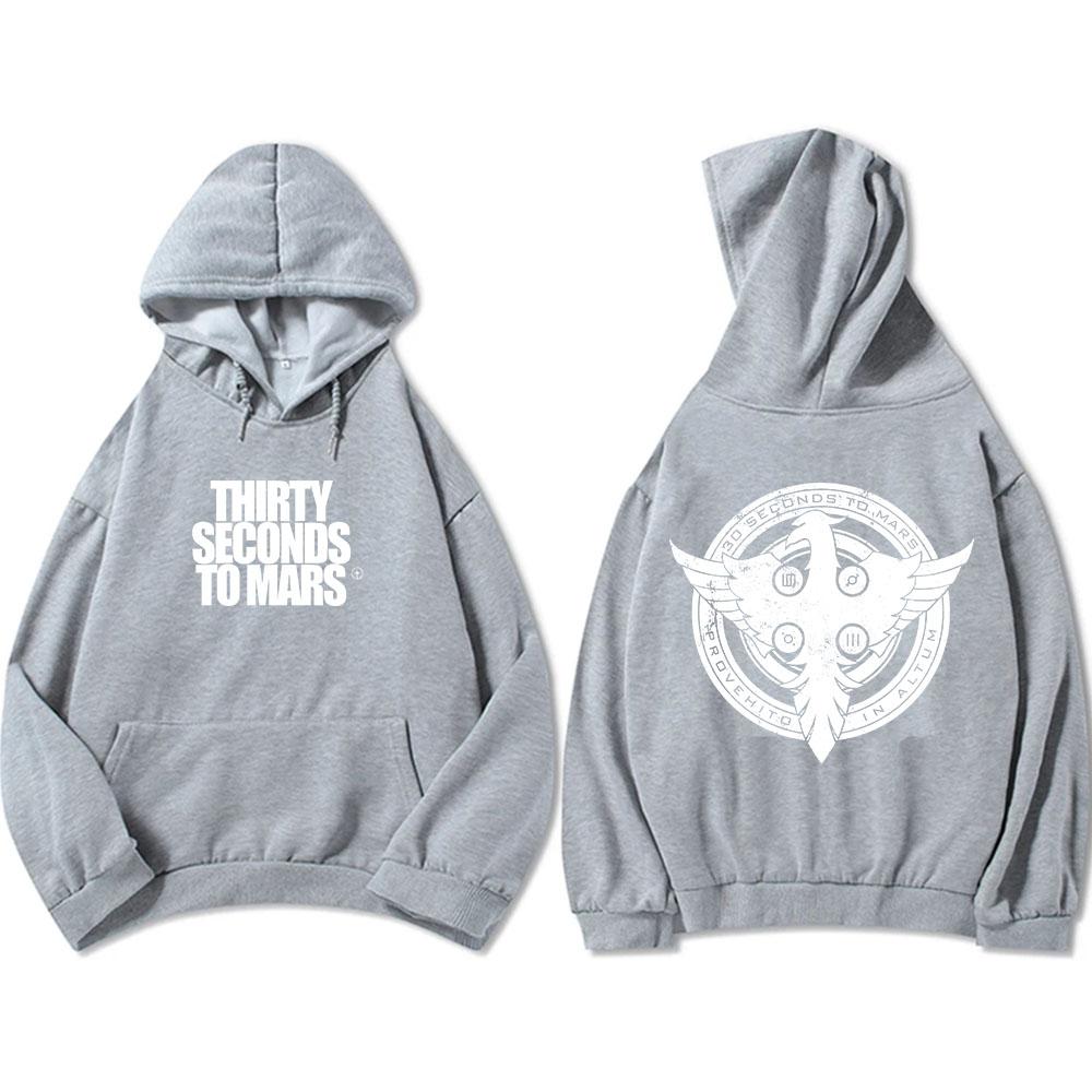 Толстовки Thirty Seconds To Mars с длинным рукавом, модные худи с капюшоном, повседневные, в стиле рок, унисекс, уличная одежда, мужские